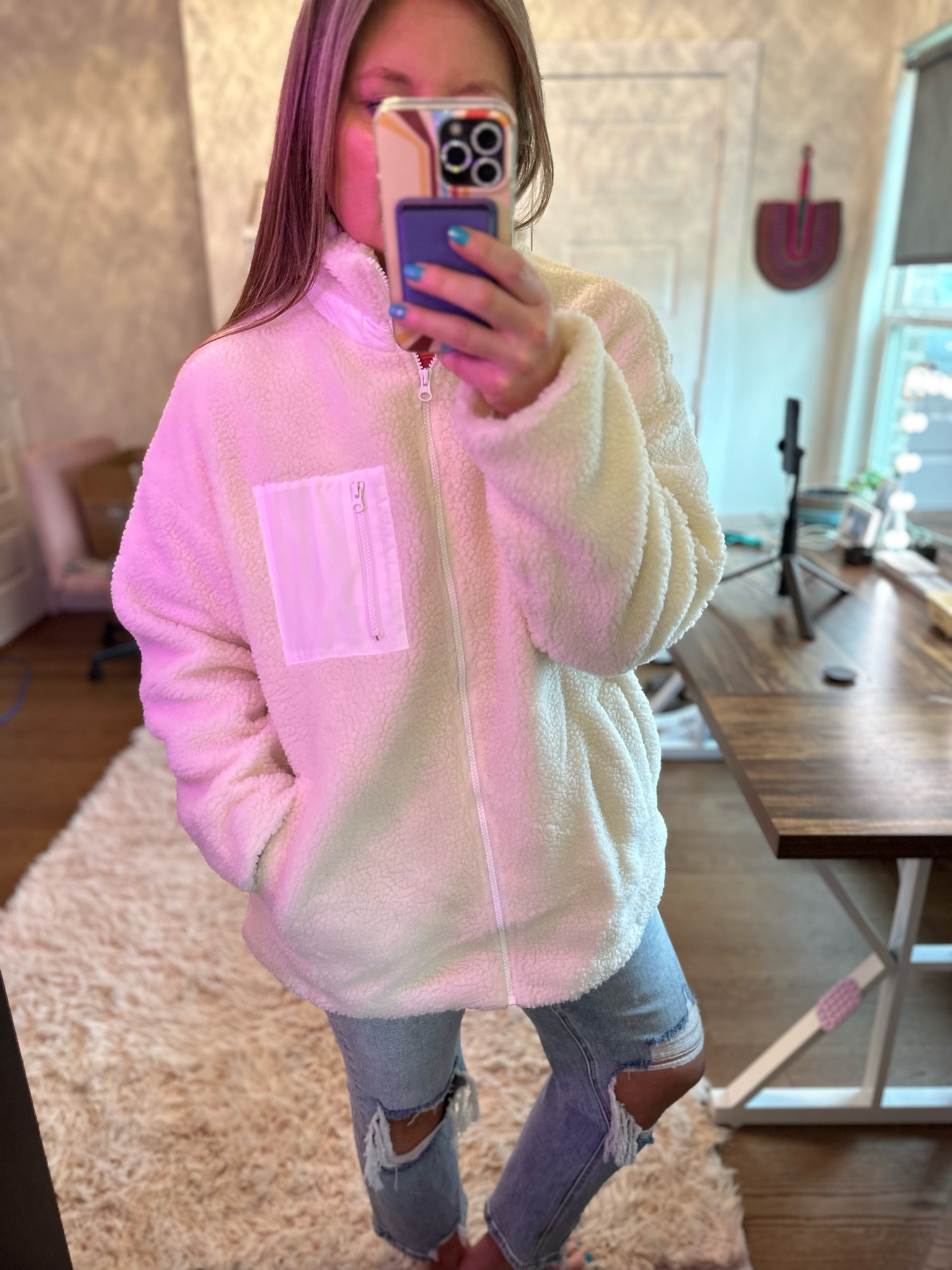 Super comfy and warm jacket with multiple pockets 

#LTKMidsize #LTKSeasonal #LTKFindsUnder50