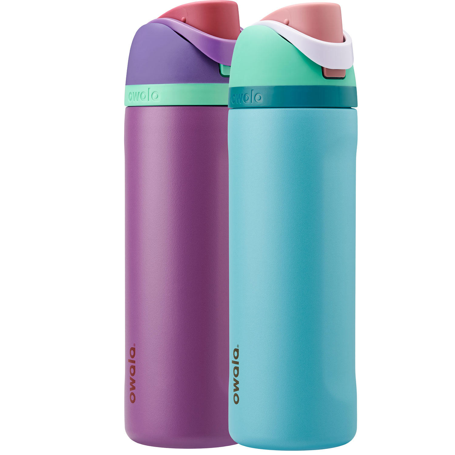 Owala FreeSip 24-oz. Stainless Steel Water Bottle + 2 Bonus Straws Combo Pack (Assorted Colors) | Sam's Club