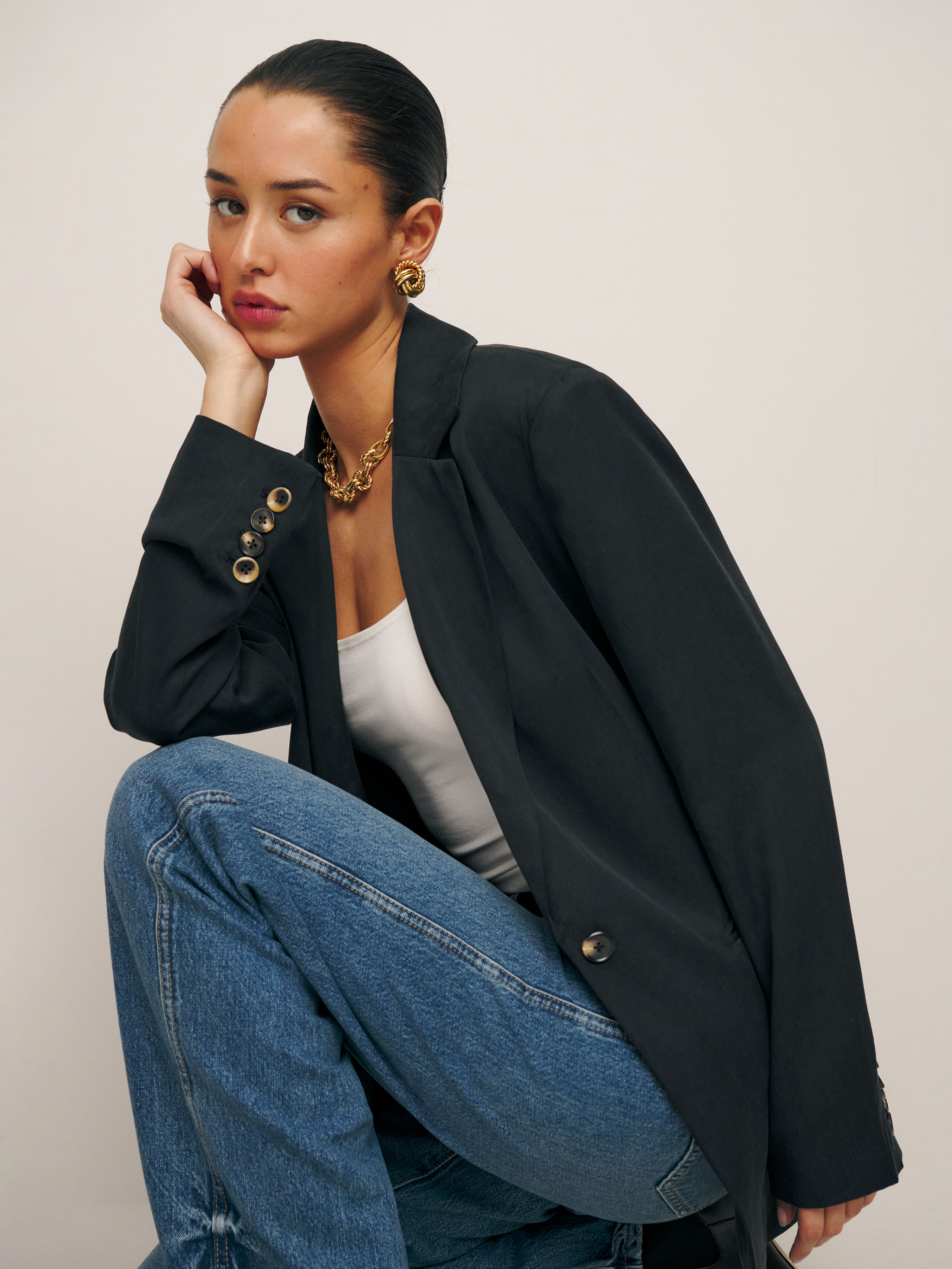 The Classic Relaxed Blazer | Reformation (US & AU)