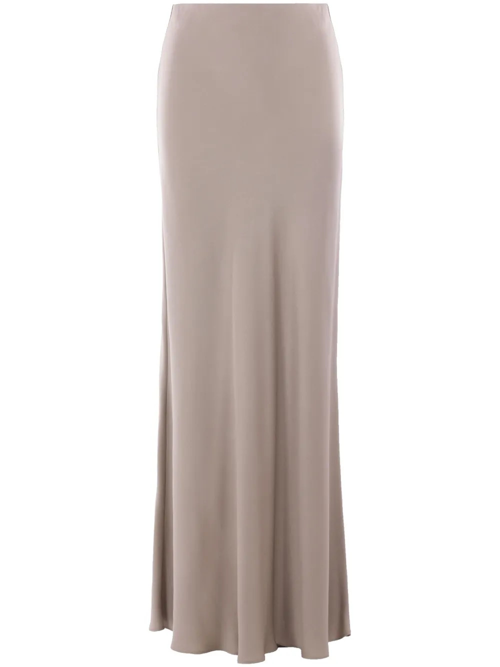 Brunello Cucinelli Satin Mermaid Skirt | Neutrals | FARFETCH UK | Farfetch Global