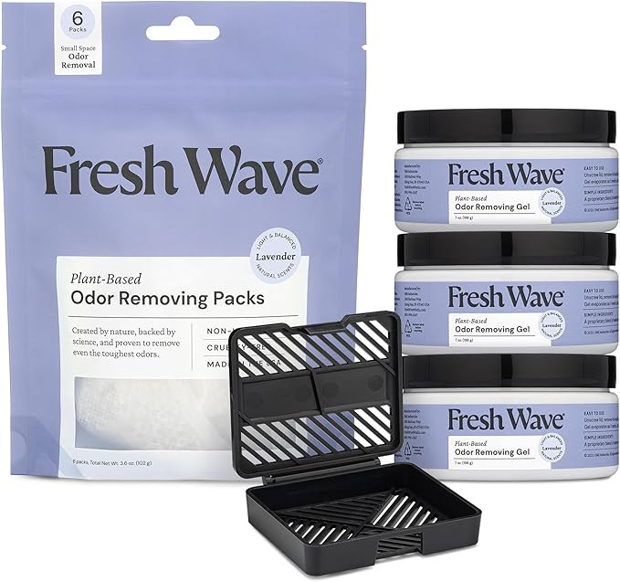 Fresh Wave Lavender Odor Removing Gel & Packs Bundle: 3-Pack 7 oz. Gels & Packs + Pod Combo | Amazon (US)