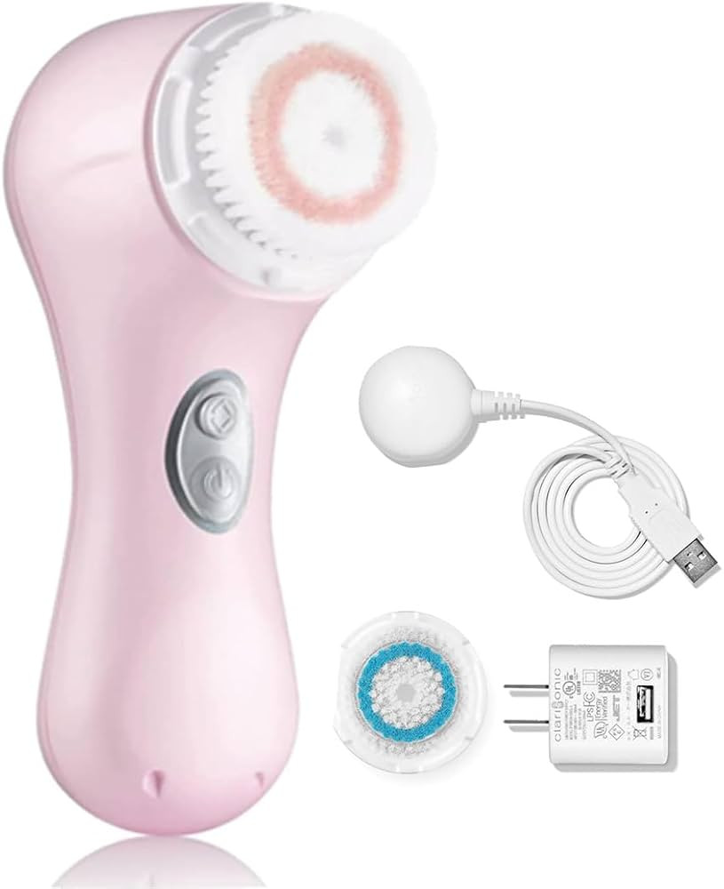 Clarisonic Cleansing System, 2 Speeds for Gentle and Everyday Cleansing Set,Light Pink | Amazon (US)