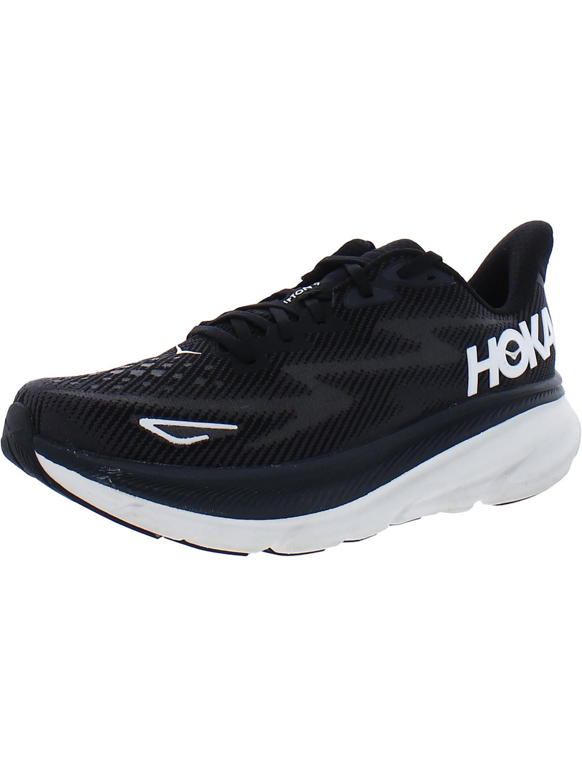 Hoka One One Womens Clifton 9 Performance Fitness Running Shoes | Walmart (US)