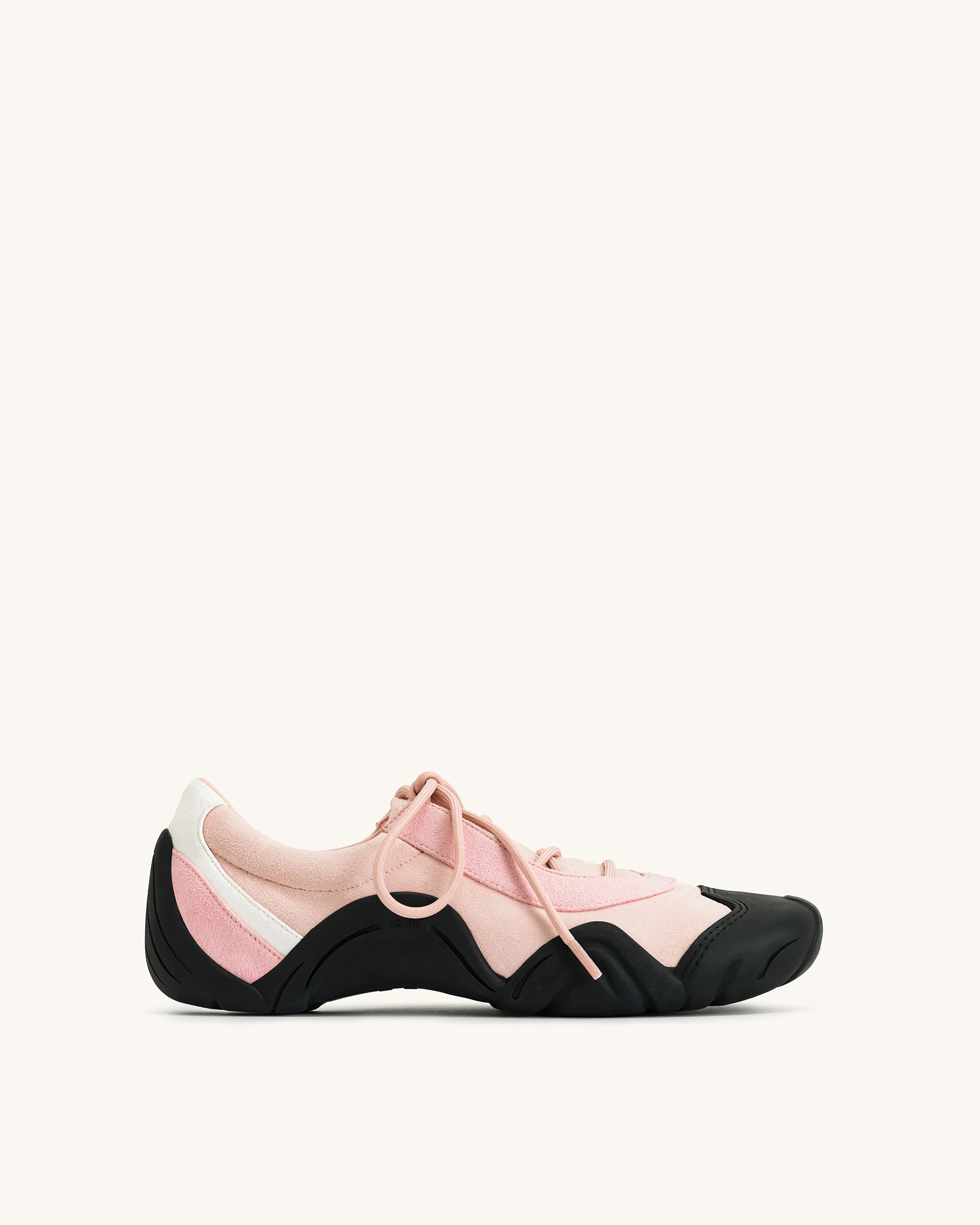 Caitlin Lace-up Ballerina Sneakers - Pink | JW PEI US