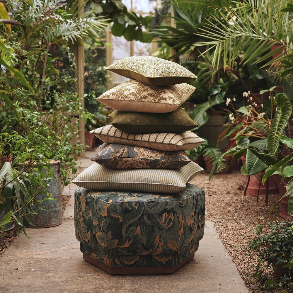 Pierce & Ward Foliage Stripe Pillow Cover | West Elm (US)
