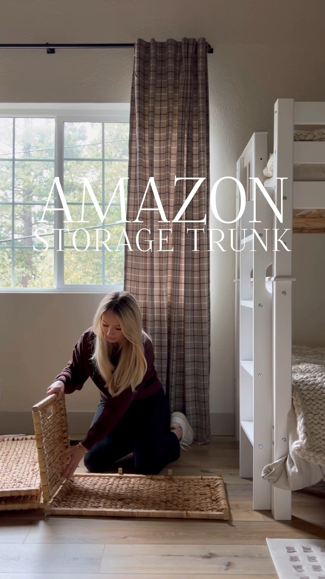 Shop our bunk room decor and the storage essential you didn’t know you needed 🙌🏼 Comment SHOP for the link!

This Amazon wicker trunk is perfect for organizing everything from toys and blankets to shoes—all while adding a touch of texture to any room 🌿 Functional, stylish, and an easy way to keep clutter at bay!

This is the 30” ‘natural’ - but it’s also available in 36”, 42”, white, and dark brown 


#LTKHoliday #LTKSeasonal #LTKHome