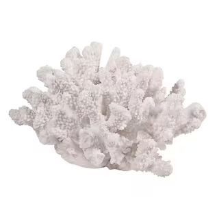 A & B Home 5 in. White Decorative Faux Coral 74993-DS - The Home Depot | The Home Depot