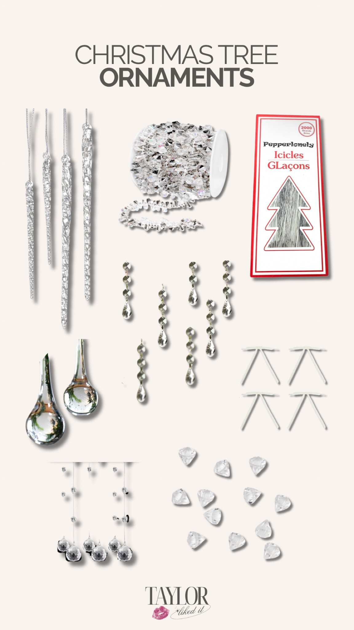 You can still get all of these before Christmas! Order some new ornaments and decorations for your tree!

#christmas #holidaydecor #christmasornaments

#LTKSeasonal #LTKHome #LTKHoliday