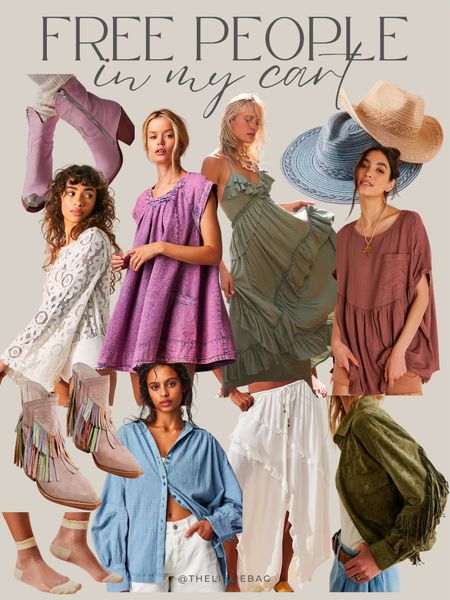 Free People: What’s in my cart! Costal cowgirl inspo! 

Country concert outfits. Costal cowgirl. Nashville outfits. Country outfits. Concert outfit. New arrivals  

#LTKstyletip #LTKunder100 #LTKSeasonal