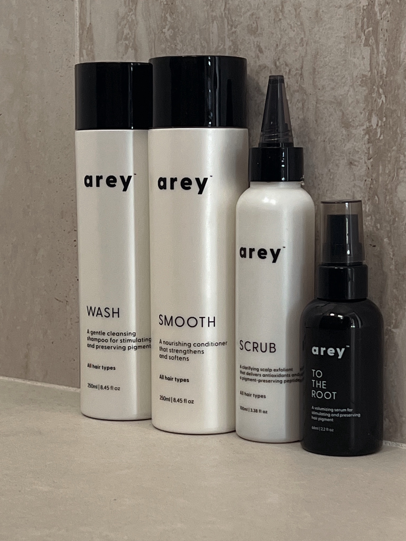 Targeting my greys with @areygrey! Their products have a peptide in it called Mela-9 complex and it’s combined with antioxidants so it helps repigment greys and slows them down. You have to consistently use their serum especially for 3 months to see results - I’ll share again in a month! 

Hair care 
Clean beauty 

Shampoo for Grey hair 
Conditioner for thicker hair 
Scalp scrub for grey hair and build up 
To the root oil free serum - if you’re getting only one, get this one! 

#ad #areygrey 

#LTKbeauty #LTKover40
