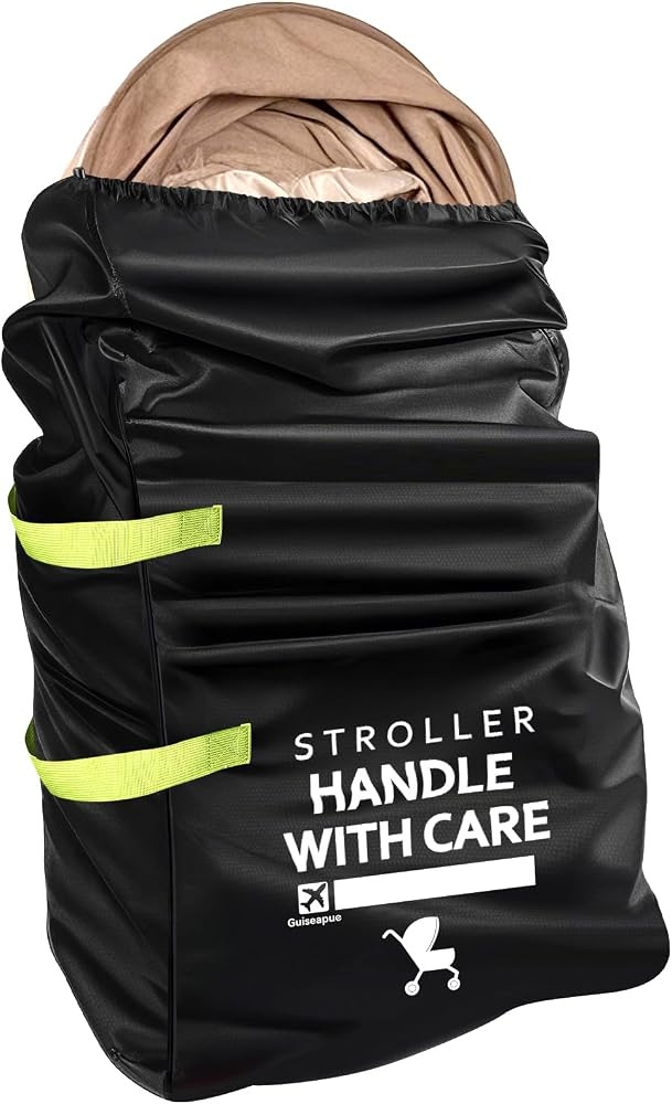 Stroller Bag for Airplane: Airplane Travel Essentials, 46" H x 21" W x 13" D Stroller Cover for A... | Amazon (US)