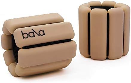 Bala Bangles - Set of 2 (1lb Each) | Adjustable Wearable Wrist & Ankle Weights | Yoga, Dance, Bar... | Amazon (US)