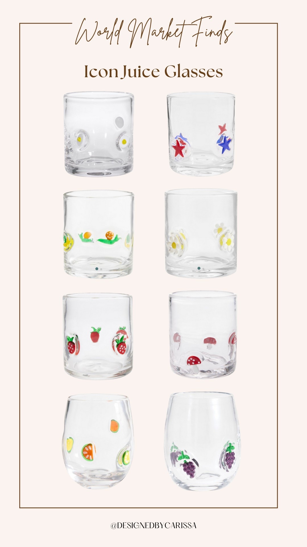 available icon glasses at WORLD MARKET 🛒

#LTKHome #LTKSaleAlert #LTKSummerEdit