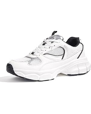 LUCKY STEP Women's Running Shoe Platform Chunky Walking Sneakers Breathable Mesh Comfy Lightweigh... | Amazon (US)