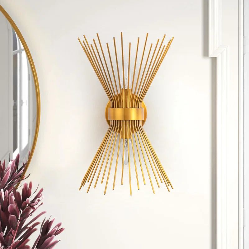 Cobie 2 - Light Dimmable Gold Wallchiere / Finish: Brass | Wayfair North America