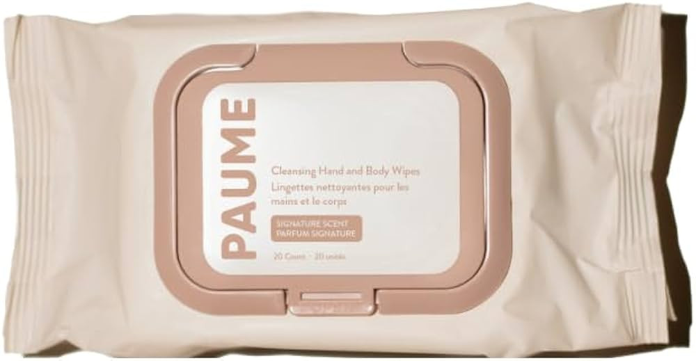 PAUME Cleansing Hand and Body Wipes, Made With Squalane and Safflower Oil, Cleanse & Refresh Hand... | Amazon (US)