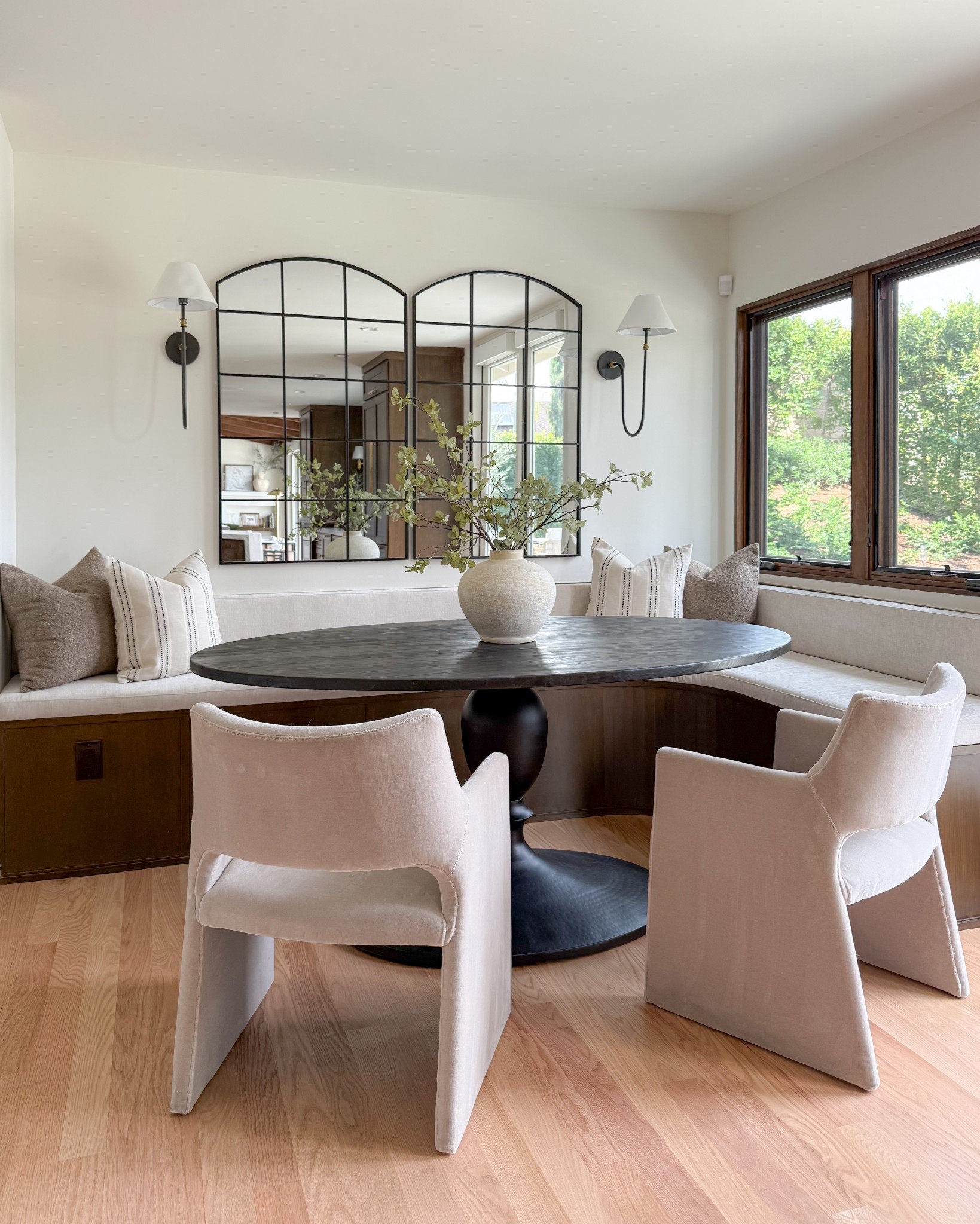 Breakfast nook! Went for a modern neutral classic vibe and I love how this space feels! 

#LTKStyleTip #LTKHome #LTKSaleAlert