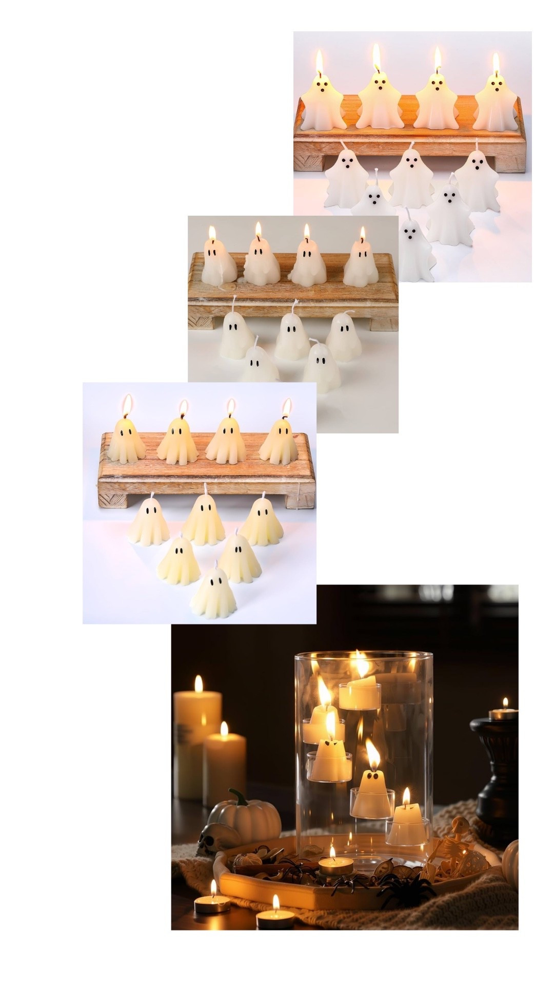 Boo! 👻 ✨
Cutest candle combo for a spectacular holiday vibe. Switch out candles for different shapes after Halloween… Pair candles,m and hurricane together for a perfect, festive holiday gift!



#LTKSeasonal #LTKHalloween #LTKHome