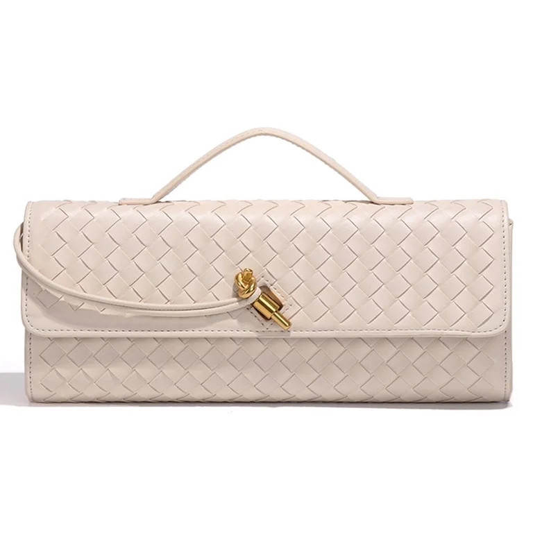 Woven Evening Clutch Purses Women\uff0cCrossbody Bag\uff0cPU Leather Handbag | Walmart (US)