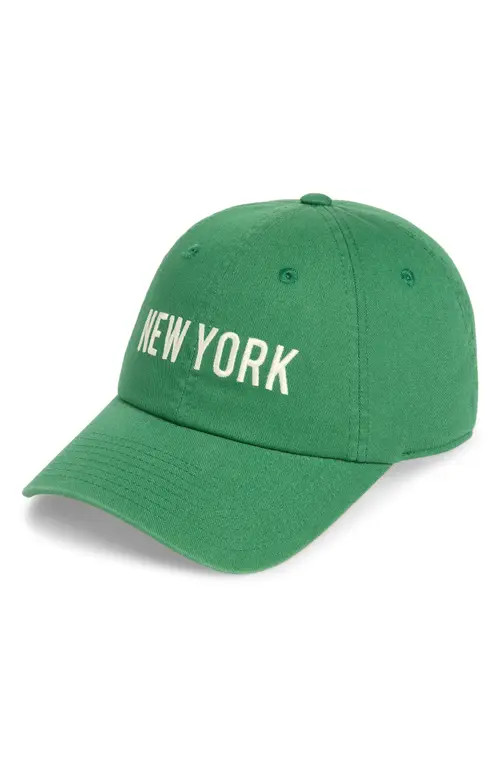 American Needle New York Cotton Baseball Cap in Greenwich Green at Nordstrom | Nordstrom