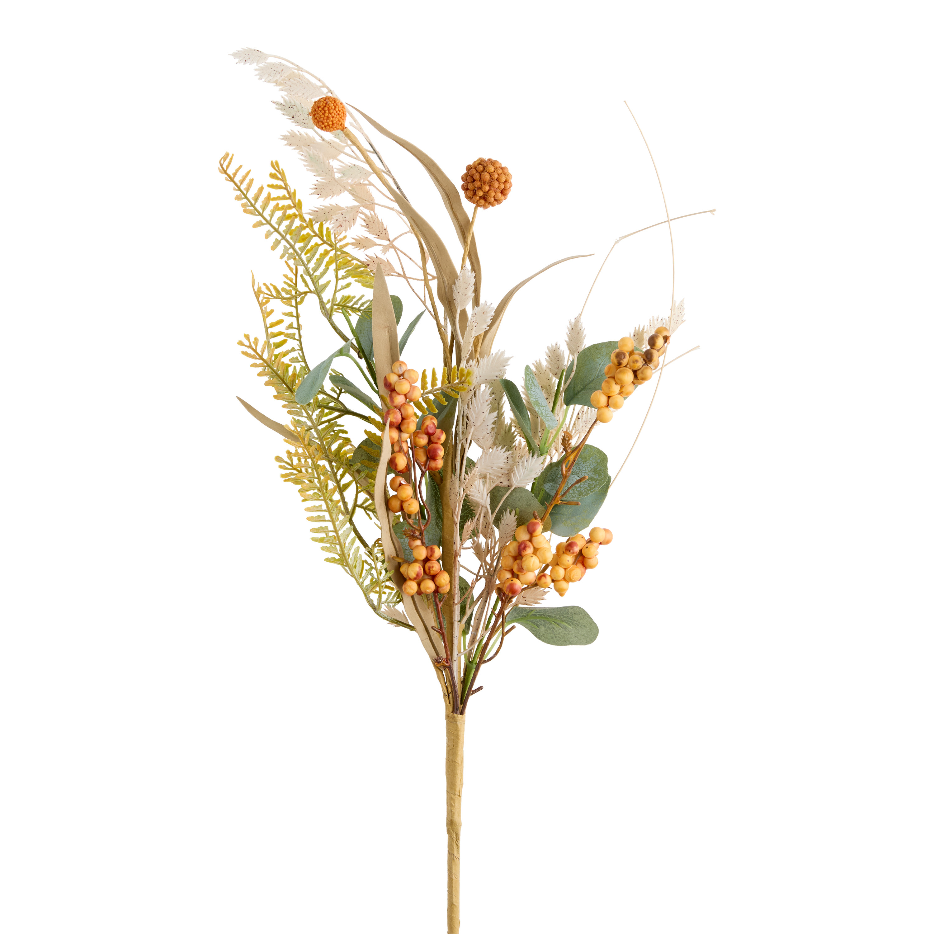 Faux Eucalyptus and Orange Berry Stem | World Market