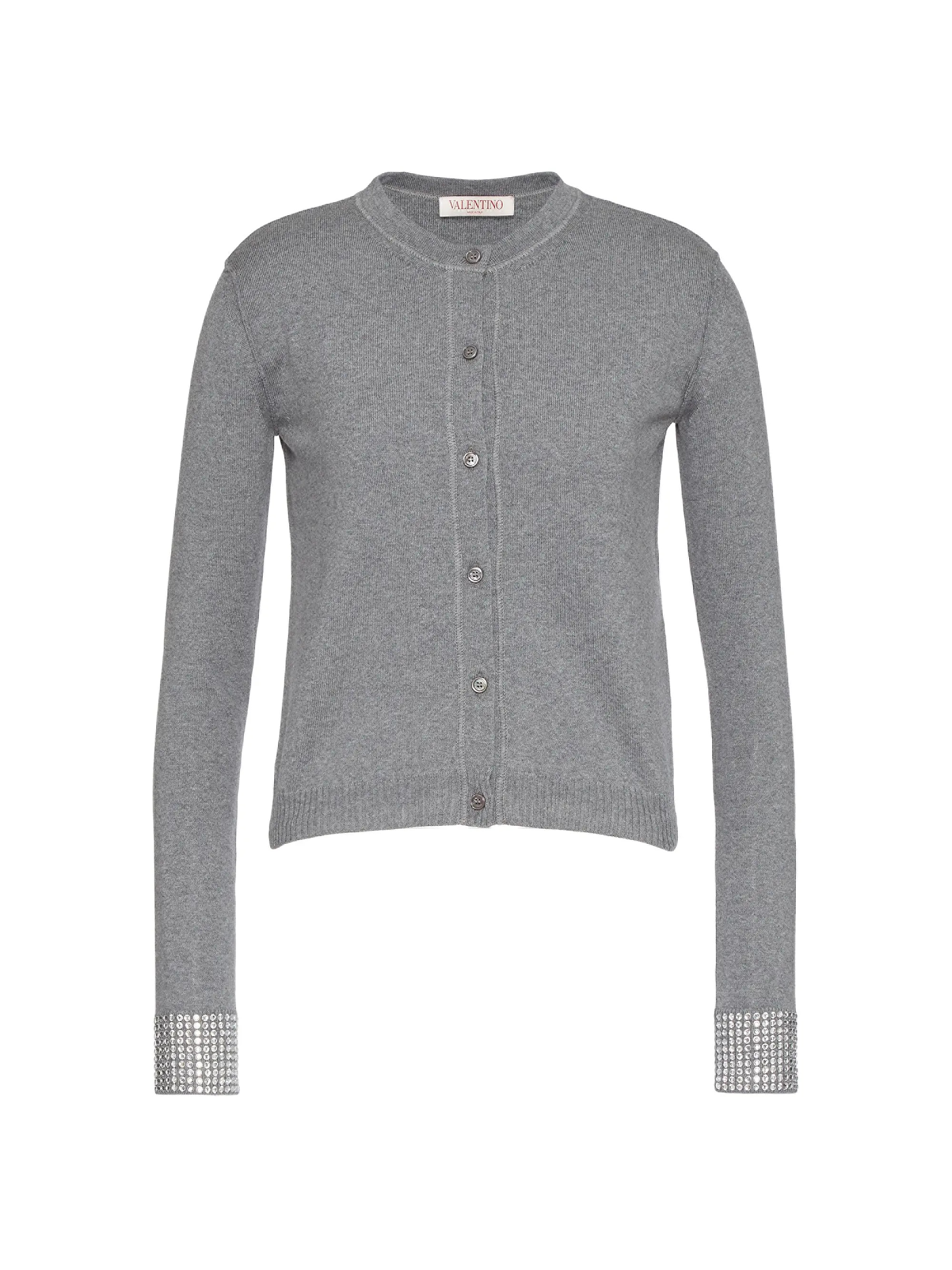 Wool And Rhinestone Cardigan | Saks Fifth Avenue