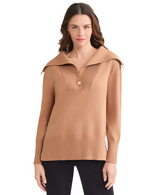 Women's Oversized Collar Sweater | Macy's