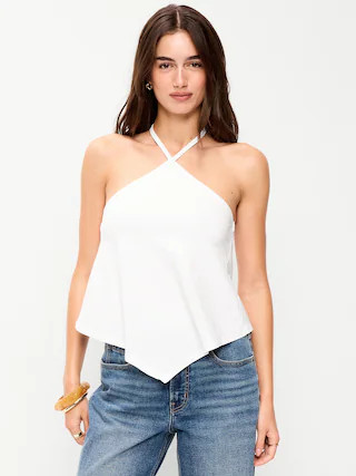 Handkerchief Halter Top | Old Navy (US)