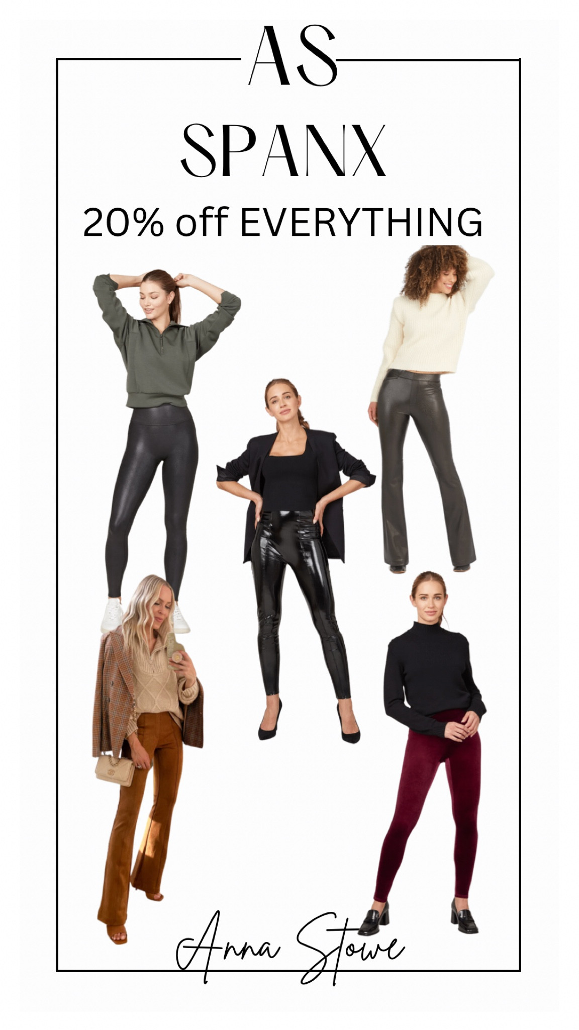 Hurry while it’s still available! SPANX is now offering 20% off site wide!!! 


#baby #LTKsale #LTKsales #giftguide #affordablefashion #beauty #musthaves #womensgiftguide #kids #babyboy #toddler #competition #LTKbemine #LTKcompetition #LTKseasonal #LTKrefresh #blackfriday #cybermonday #LTKfashion #LTKwomens #beautyproducts #amazon #homeaccents as#homedecor #farmhouse #affordablehomedecor #comfystyle #cozy #contemporarydecor #contemporaryaccents #contemporarystyle #boho #bohohomedecor #bohemianhome #bohoaccents #fashionroundup #fashionedit #amazonstyle #beautyfavorites #musthaves #amazonmusthaves #amazonfavorites #primedaydeals #amazonprime #amazonfashion #amazonwomens #womensstyle #amazonfavorites #amazonhome #amazonfinds #cybersales #LTKcyberweek #springsale #amazonshoes #sneakers #goldengoose #boots #heels #amazonboots #aesthetic #aestheticstyle #happy #kitchen #spring #aprilshowers #family #familymatching #mommyandme #starwars #disney #littlesleepies #babyboy #babygirl #mama #mothersday #brow #beauty #laminating #postpartum #spanx #dupes #olivetree #springbreak #bamboo #dockatot #ollie #swaddle #owlet #babyessentials #gold #smiley #mama #kids #bigkidfashion #retro #mickey #abercrombie #dolcevita #freepeople #figtree #olivetree #artificialtree #daddy #daddyandme #fatherson #motherdaughter #beachvibes #animalkingdom #epcot #magickingdom #hollywoodstudios #disneyworld #disneyland #vans #littleblackdress #grad #graduation #july4th #swimready #swim #mommyandmeswim #spearmintlove #waffle #madewell #wedding #boggbag #memorialday #dads #fathersday #vintagehavanas #bathroomorganization #anna.stowe #gameday #dolcevita #clemsontigers #clemson #gotigers #target #catandjack 



#LTKGiftGuide #LTKHoliday #LTKsalealert