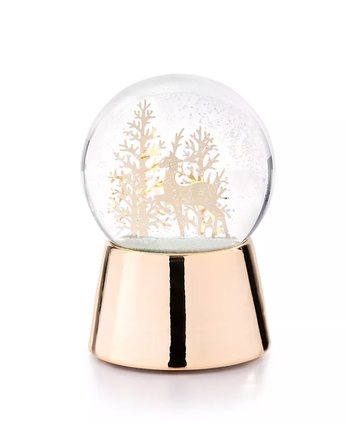 Shine Bright Gold-Tone Water Globe, Created for Macy's | Macy's