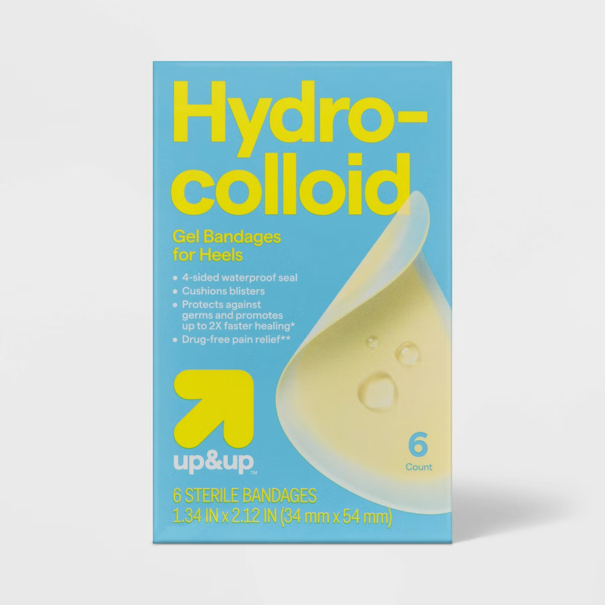 Hydrocolloid Gel Bandages for Heels - 6ct - up&up™ | Target