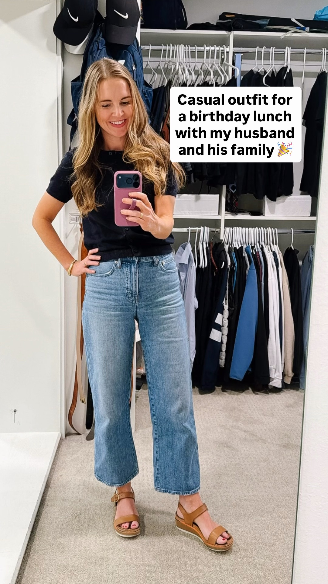 Madewell jeans are some of my all-time favorites (and look for them on ThredUp - they have a million pairs for a fraction of the cost!) 

I always size down in Madewell jeans