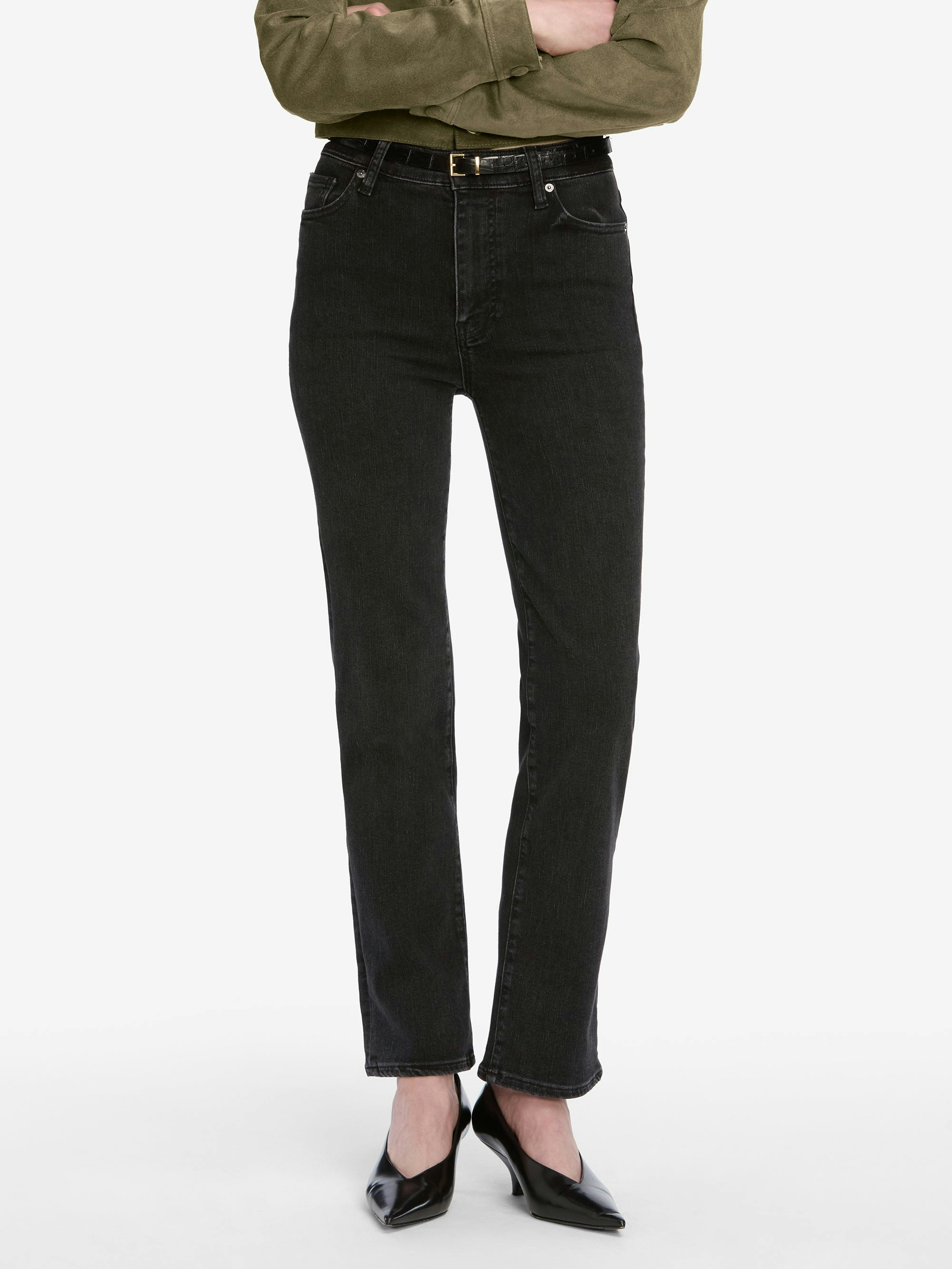 Le Sleek Straight -- Meteor | Frame Denim