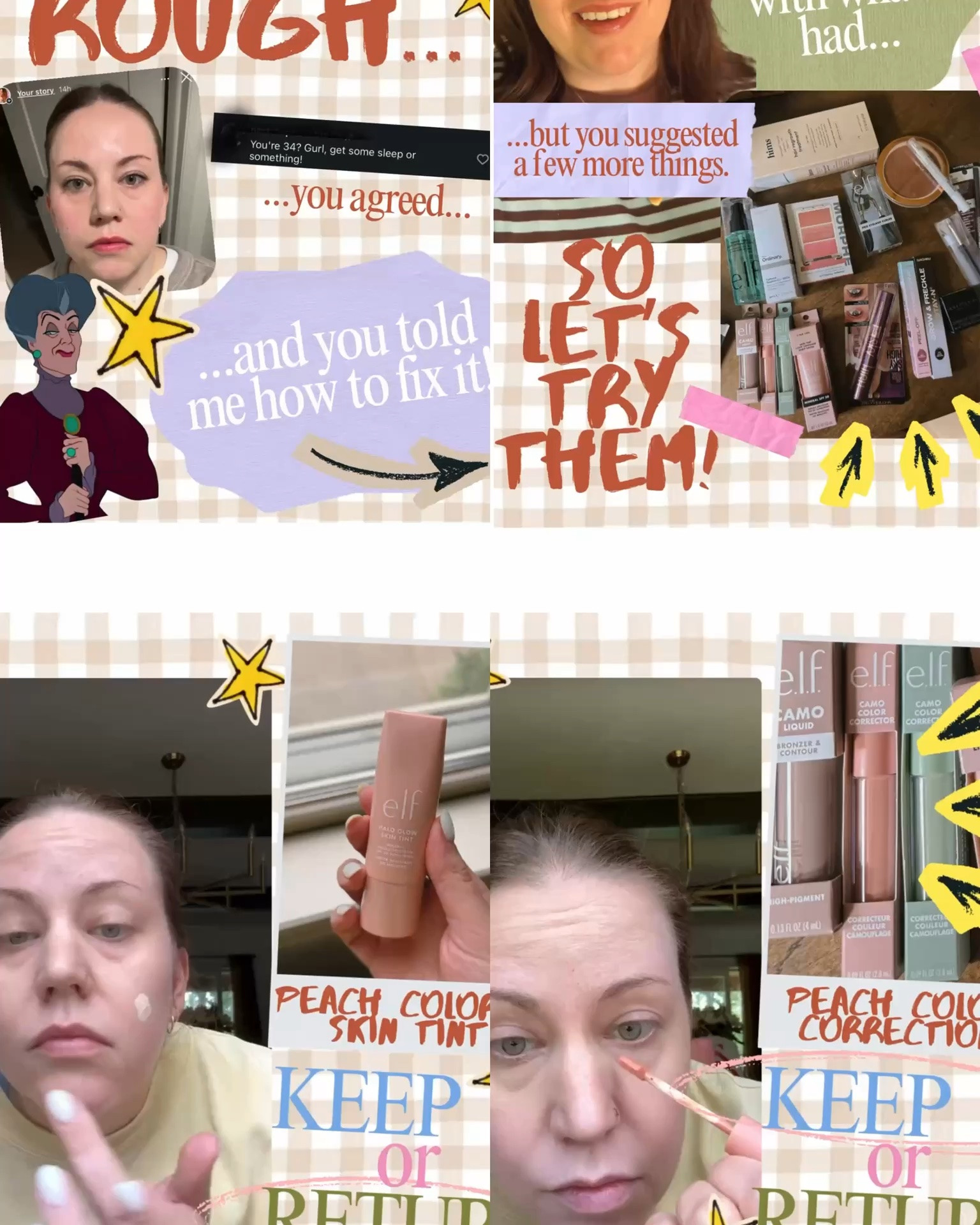 Part two of attempting to glow up and look less "like a prison lunch lady" as someone called me You angels left me lots of great makeup tips and both makeup and skincare recommendations so I spent WAY too much money and now we are going to try them out! If you have any other recommendations please set me know, because in going to have to return about half of this
If you're in your 30s or 40s and feel like the makeup you loved isn't working the same, follow along to see if I can find a way to hide the fact I have a toddler, full time job, and an unstoppable impulse to stay awake until far too late.

#LTKgrwm #LTKmorningroutine #LTKmomlife