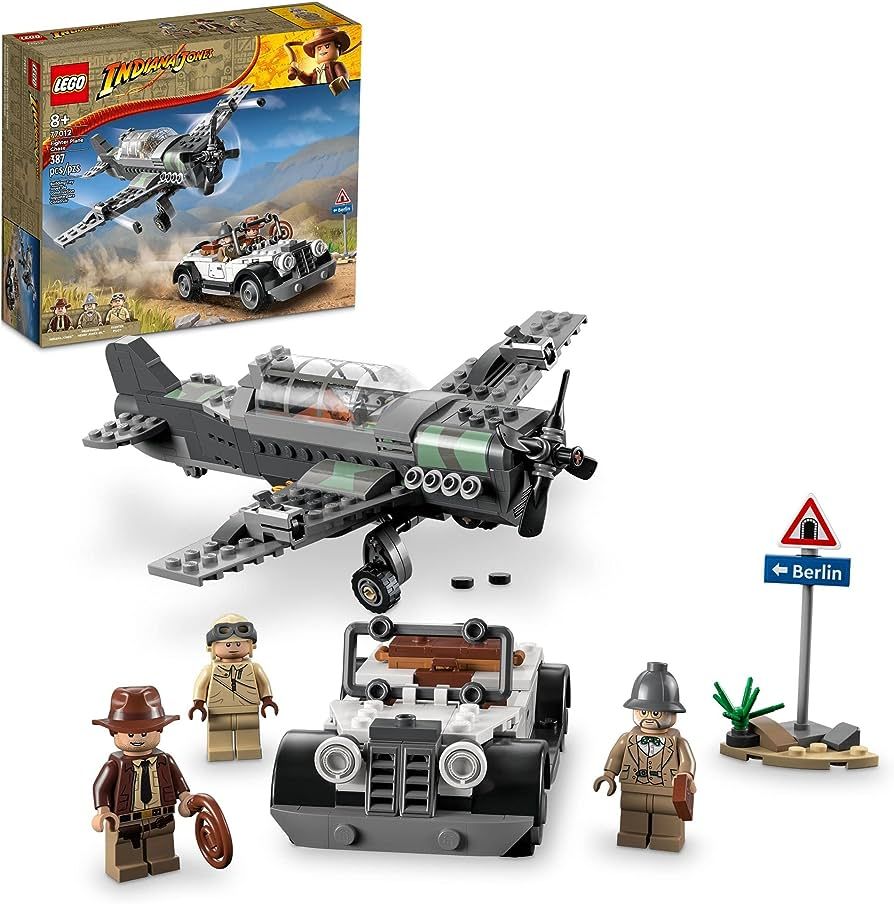 LEGO Indiana Jones and the Last Crusade Fighter Plane Chase 77012 Building Set, Featuring a Build... | Amazon (US)