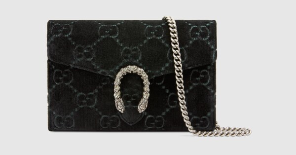 Dionysus GG velvet mini chain wallet | Gucci (US)