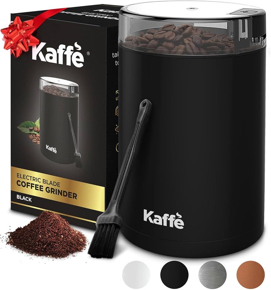 Kaffe Coffee Grinder Electric. Best Coffee Grinders for Home Use. (14 Cup) Easy On/Off w/Cleaning... | Amazon (US)