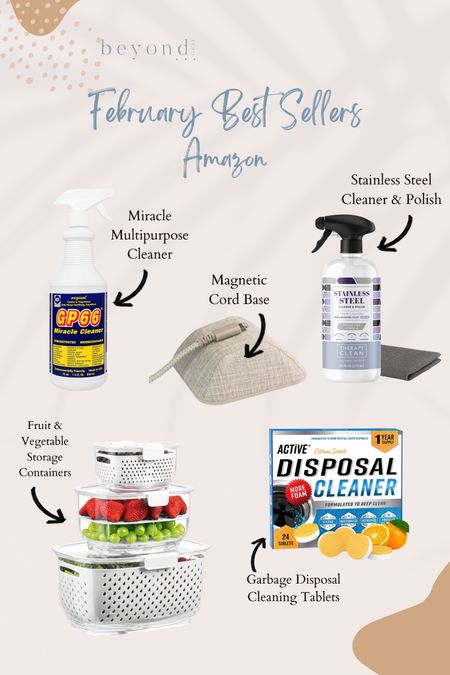 These items were the top 5 sellers in my Amazon shop for the month of February! As seen in my reel  

#LTKhome