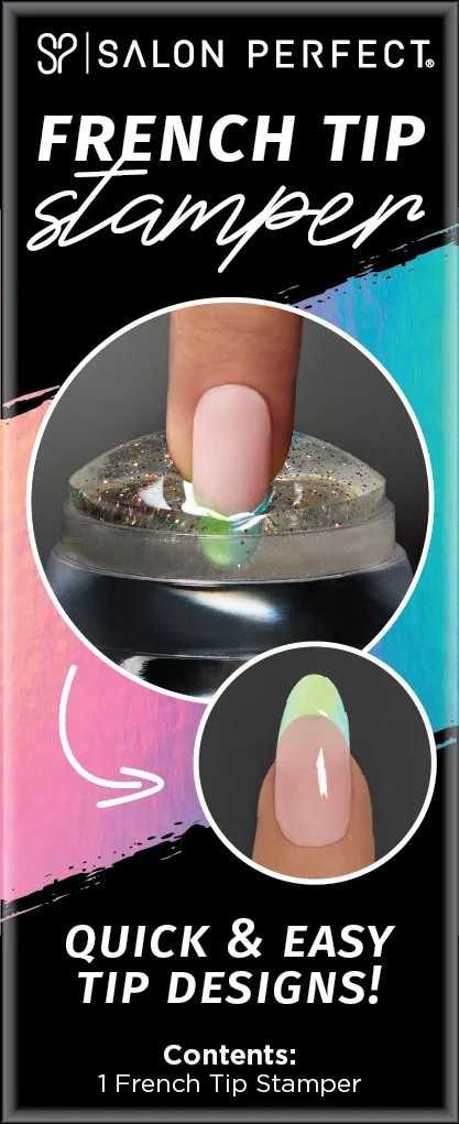 Salon Perfect French Nail Stamper, DIY French In Seconds, 1 Stamper | Walmart (US)