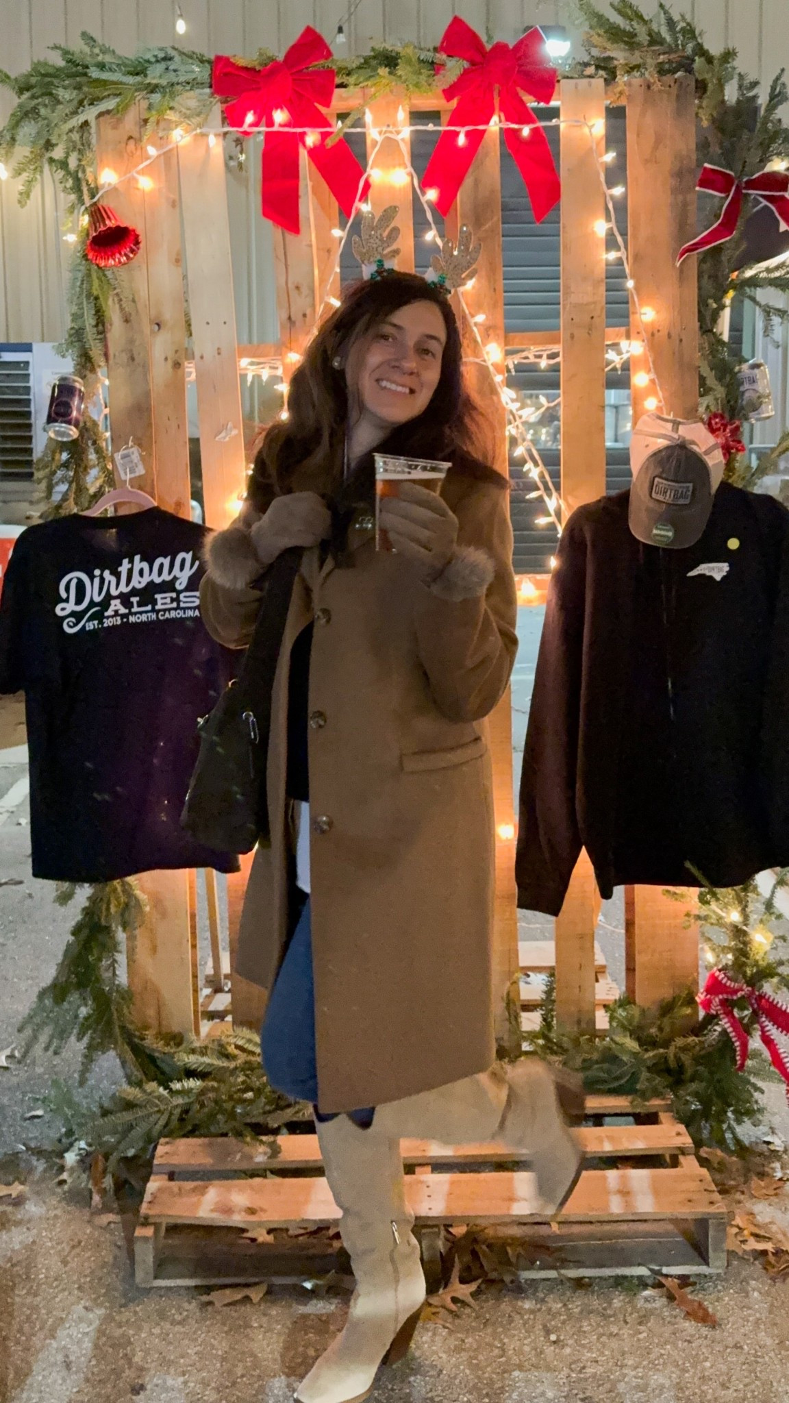 This was at a Fayetteville North Carolina creepy little Christmas market event this past Thursday. I linked my festive outfit! This is my newest coat from Ralph Lauren! It kept me cozy and warm during the chilly night and stylish.

#LTKHoliday #LTKOver40 #LTKdayinmylife