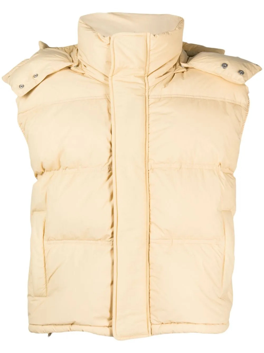AMI Paris Gilet Imbottito Con Cappuccio - Farfetch | Farfetch Global
