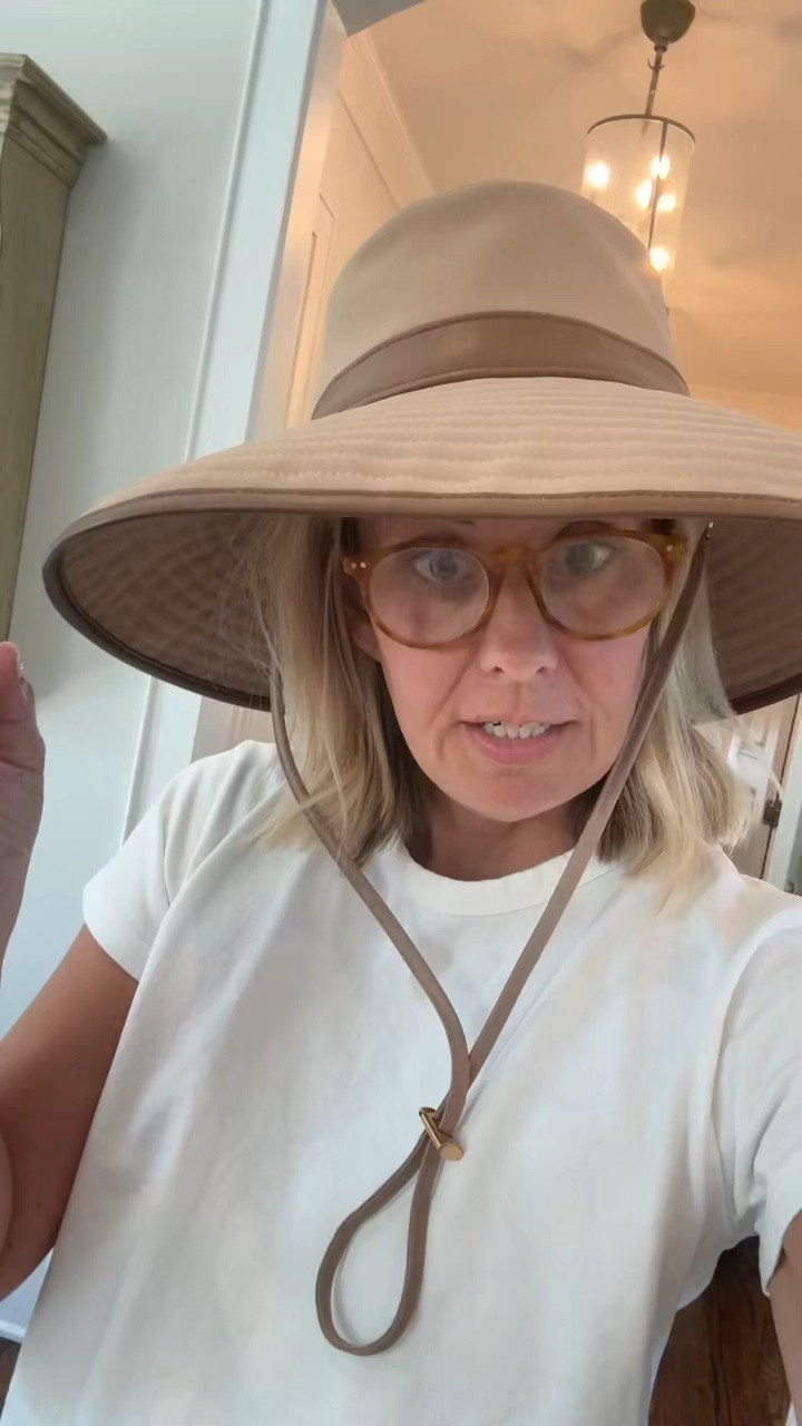 This hat is definitely an investment, but it’s one of those closet keepers you are never getting rid of! A waterproof hat… Yes please! ￼