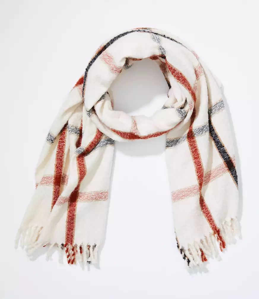 Plaid Blanket Scarf | LOFT