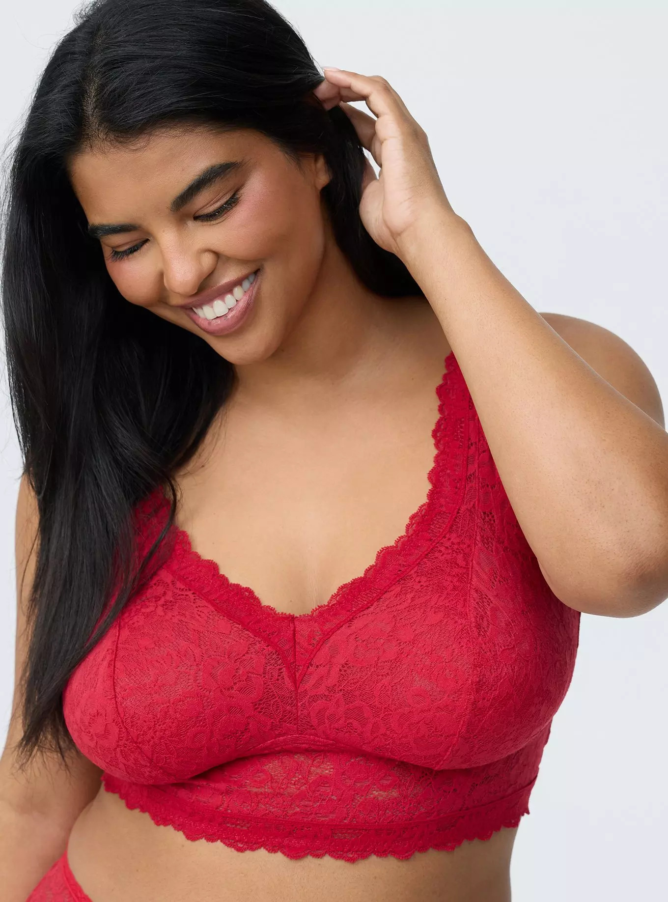 Super Soft Lace Crossback Bralette | Torrid (US & Canada)
