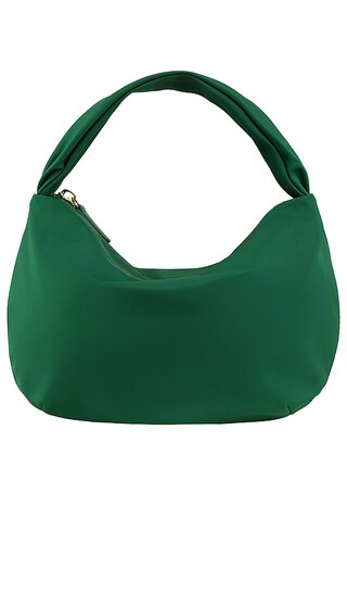 Round Handle Bag in Emerald | Revolve Clothing (Global)