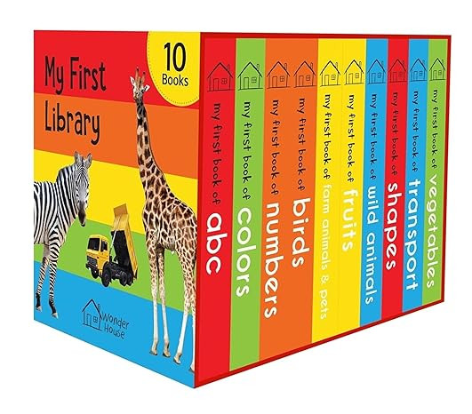 My First Library: Boxset of 10 Board Books for Kids      Board book – April 25, 2018 | Amazon (US)