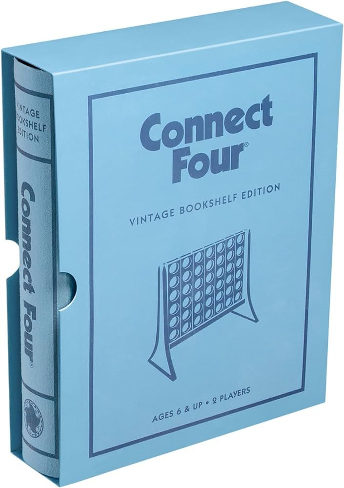 WS Game Company Connect Four Vintage Bookshelf Edition | Amazon (US)