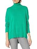 BCBGeneration Women's Turtleneck Pullover Sweater, Pine Green, X Small | Amazon (US)