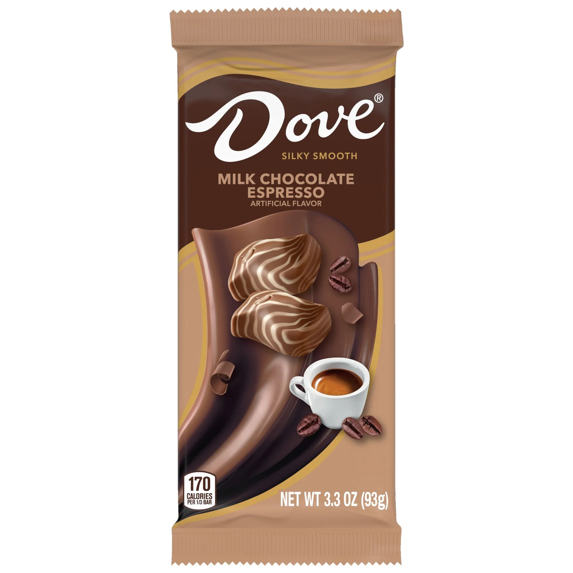 Dove Milk Chocolate Espresso Bar - 3.3 oz Pack - Walmart.com | Walmart (US)