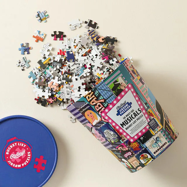 50 Must See Musicals Bucket List Puzzle | UncommonGoods
